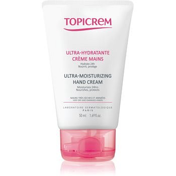 Topicrem UH BODY Ultra-Moisturizing Hand Cream hydratační krém na suchou a popraskanou pokožku rukou 50 ml