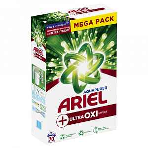 Ariel Uni Ultra Oxi mega pack Box, 70 praní  4,55 kg