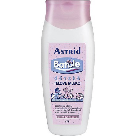 Astrid Batole dětské tělové mléko 200ml