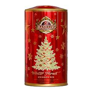 BASILUR Winter forest crimson red černý čaj 75 g