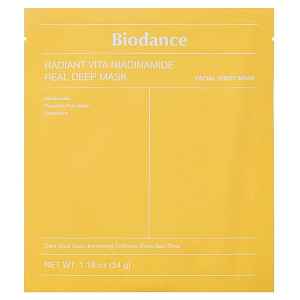 BIODANCE Radiant Vita Niacinamide Rozjasňující pleťová maska 34 g