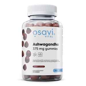 Osavi Ashwagandha, extrakt, 375 mg, 90 gumových bonbónů s třešňovou příchutí