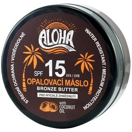 ALOHA Tělové opalovací máslo OF15 coconut oil 200ml