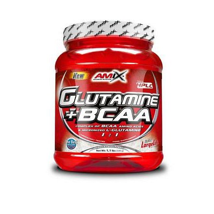 AMIX GLUTAMINE + BCAA POWDER 500g natural