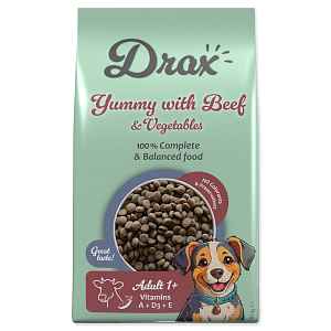 Drax Krmivo Adult s hovězím a se zeleninou 10kg