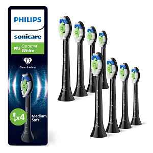 Philips Sonicare Optimal White HX6068/88 náhradní hlavice 8 ks černé