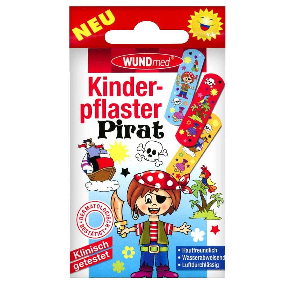 WUNDmed BOYS Piráti dětská náplast 10 ks