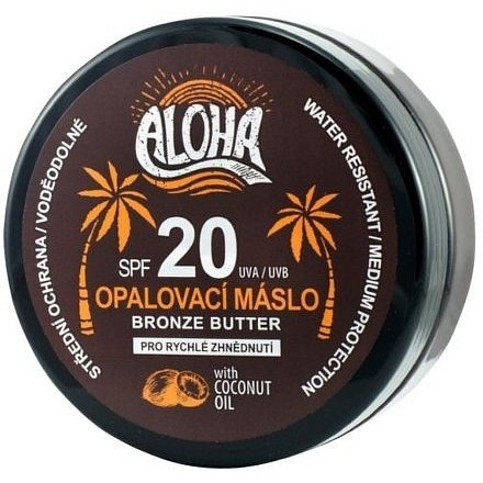 ALOHA Tělové opalovací máslo OF20 coconut oil 200ml