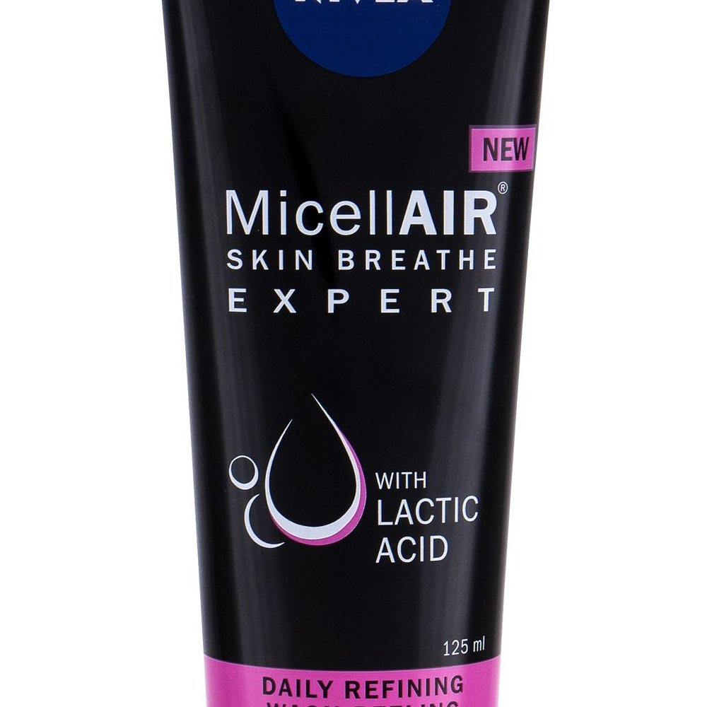 NIVEA MicellAIR čisticí gel Daily Refining Wash-Peeling 125 ml