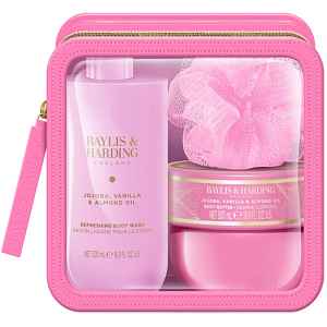 Baylis & Harding Jojoba, Vanilla & Almond Oil dárková sada na cesty
