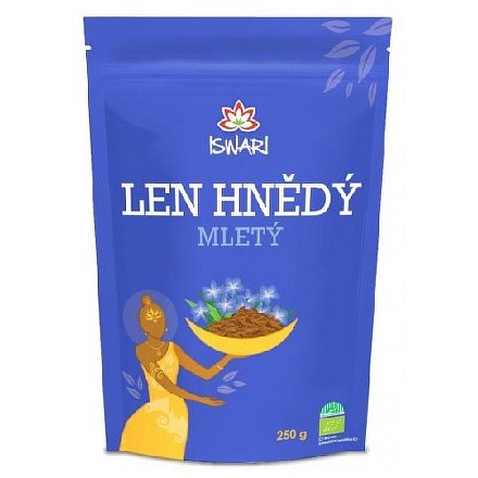 BIO Len hnědý - mletý 250g