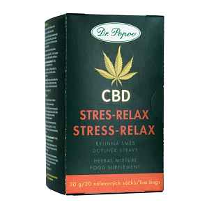 Dr. Popov Konopný čaj s CBD Stres-relax 30 g