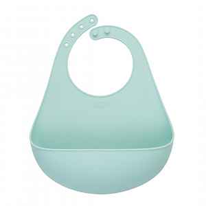 Lurch dětský silikonový bryndák mint (00280012)