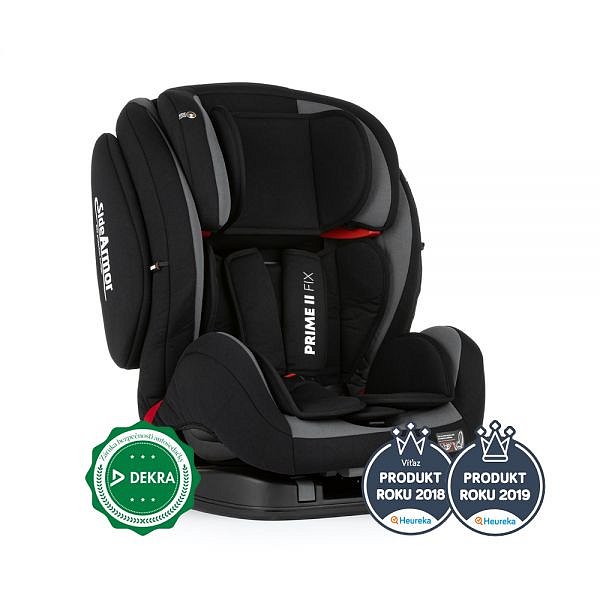 PETITE&MARS Autosedačka Prime II Isofix Black 9-36kg