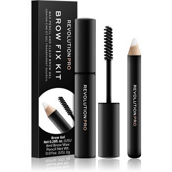 Revolution PRO Brow Fix Kit sada na obočí 8 ml + 2 g