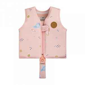 Saro Baby plavecká neoprenová vesta s UV ochranou (3-6r) Seahorse