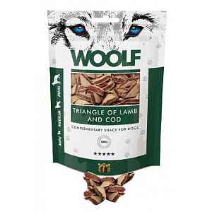 Woolf Pochoutka Lamb And Cod Triangle 100g