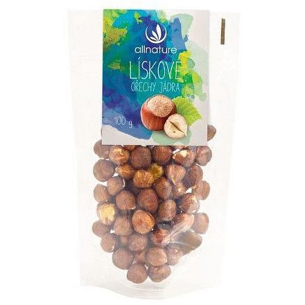 Allnature Lískové ořechy jádra 100g