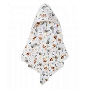 Bomimi Osuška s kapucí FLANEL 80x80, želvička