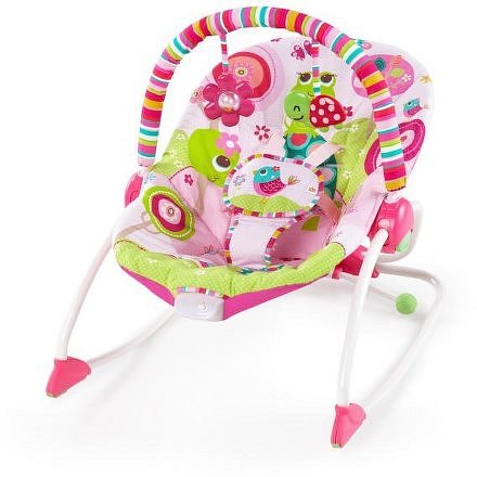 Bright Starts houpátko vibrující Raspberry Garden