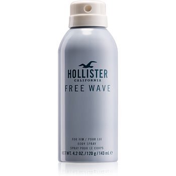 Hollister Free Wave tělový sprej pro muže 143 ml