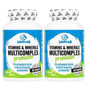 Lionlab Vitamins & Minerals Premium Multicomplex AKCE 1+1