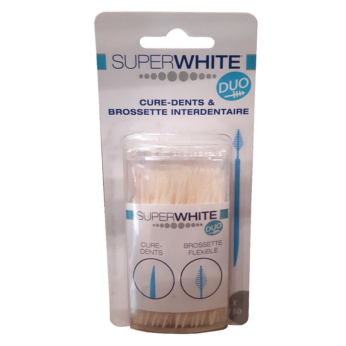 Superwhite Interdental Cure Dents DUO zubní párátka 150 ks