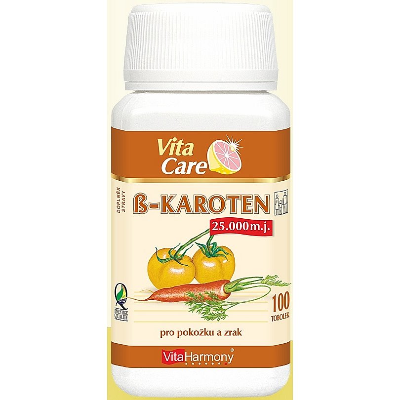 VitaHarmony Beta karoten 25000mj tob.100