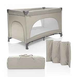 Zopa Postýlka skládací Lely, Sand Beige 3