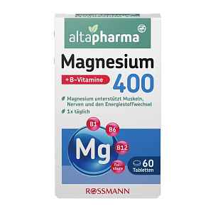 altapharma Tablety s hořčíkem a komplexem vitamínů B, doplněk stravy 60 ks