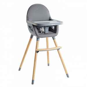 BABYGO jídelní židlička Scandi Grey