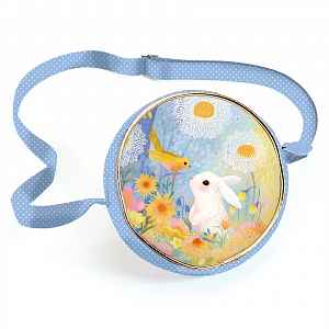 Djeco Kulatá kabelka White rabbit