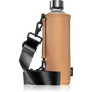 Equa Mismatch Crossbody skleněná láhev na vodu + obal barva Maple 1 ks