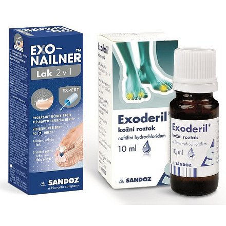 Exonailner Lak 2v1 5ml + Exoderil 10ml