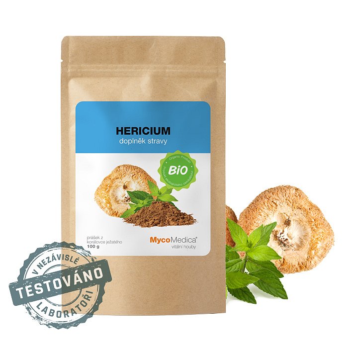 MycoMedica Hericium prášek BIO 100g