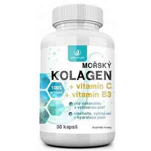 ALLNATURE Mořský kolagen + vitamin C + vitamin B3 30 kapslí