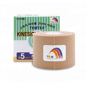 Tejp. TEMTEX kinesio tape béžová 5cmx5m