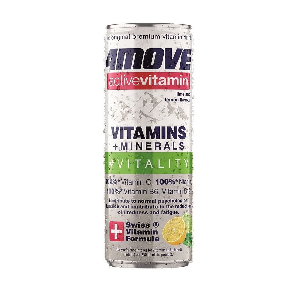 4MOVE Active Vitamin Minerals sycený nápoj 250 ml