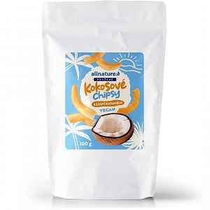 Allnature Kokosové chipsy pražené s karamelem 100 g