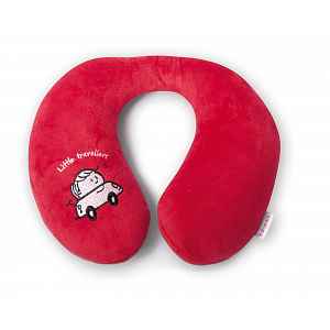 Babypack Cestovní polštář do auta, červený