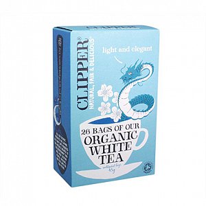 Čaj Clipper organic white tea 25x2g