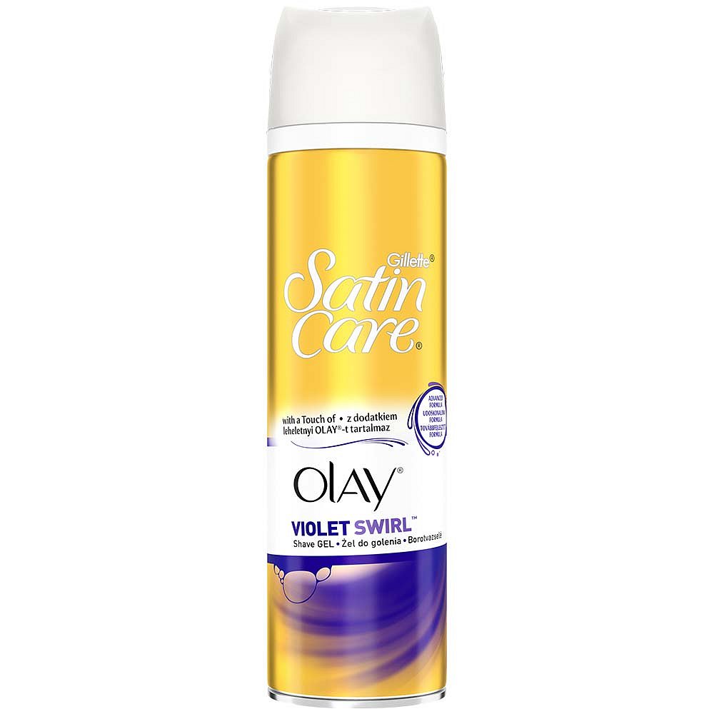 GILLETTE Satin Care Olay Violet Swirl gel na holení 200 ml