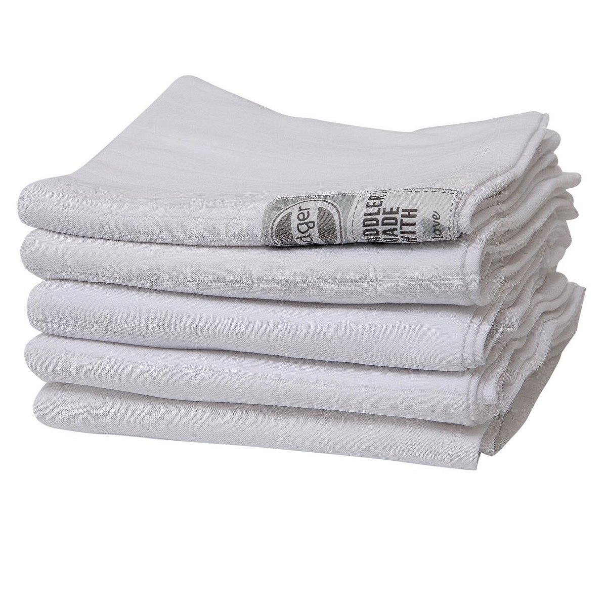LODGER Plenka Swaddler Solid White 70x70 cm