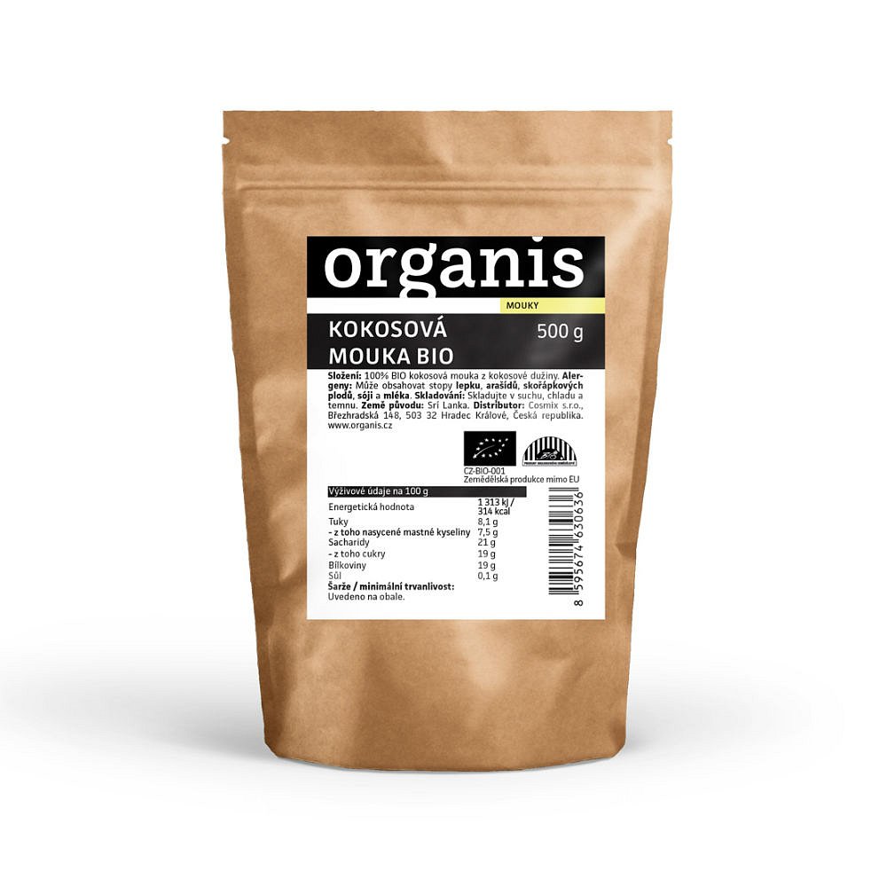 ORGANIS Kokosová mouka BIO 500 g