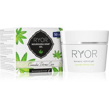 RYOR Cannabis Derma Care konopný výživný gel na obličej a tělo 50 ml