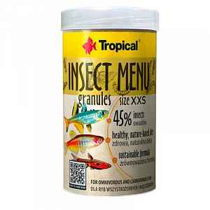 Tropical Insect Menu Granules Size XXS 1000ml/640g krmivo pro ryby s vysokým obsahem hmy