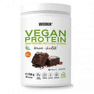 Weider, Vegan Protein, 750g, Brownie Chocolate