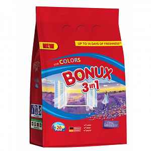 Bonux prášek Color 1,5kg - 20 pracích dávek
