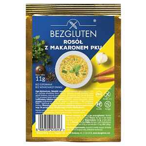 BEZGLUTEN Polévka PKU kuřecí vývar s nudlemi nízkobílkovinný 11 g