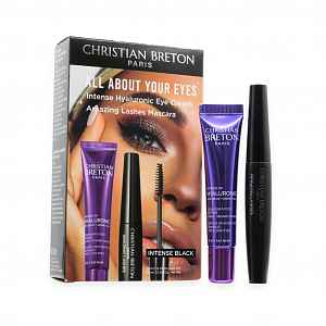 Christian Breton Eye Priority Sada na oči krém a řasenka 15 ml + 10 ml